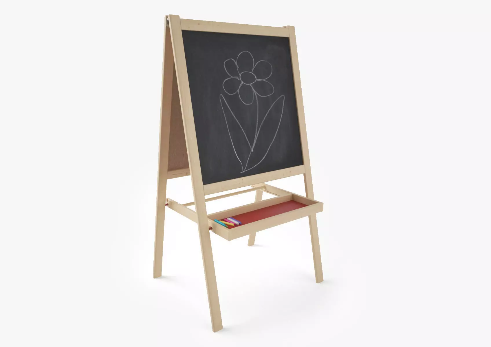 Blackboard for Children 3D model_0