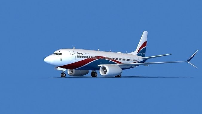 Boeing 737 MAX 7 Arik 3D model