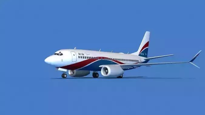 Boeing 737 MAX 7 Arik 3D model