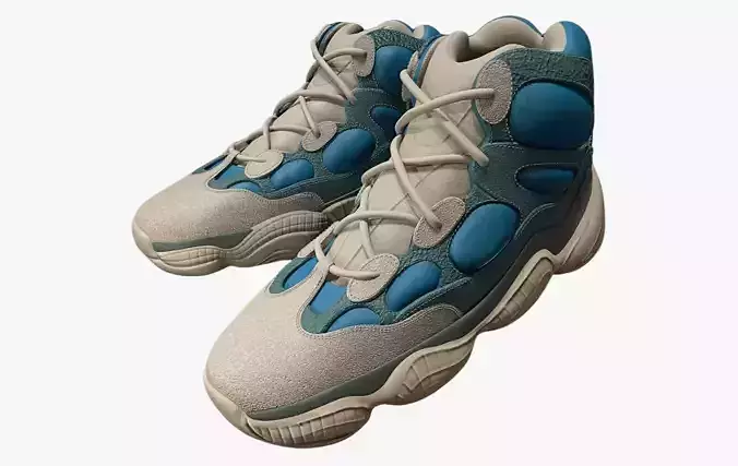  YEEZY 500 High - Frosted Blue - Kanye West - Streetwear