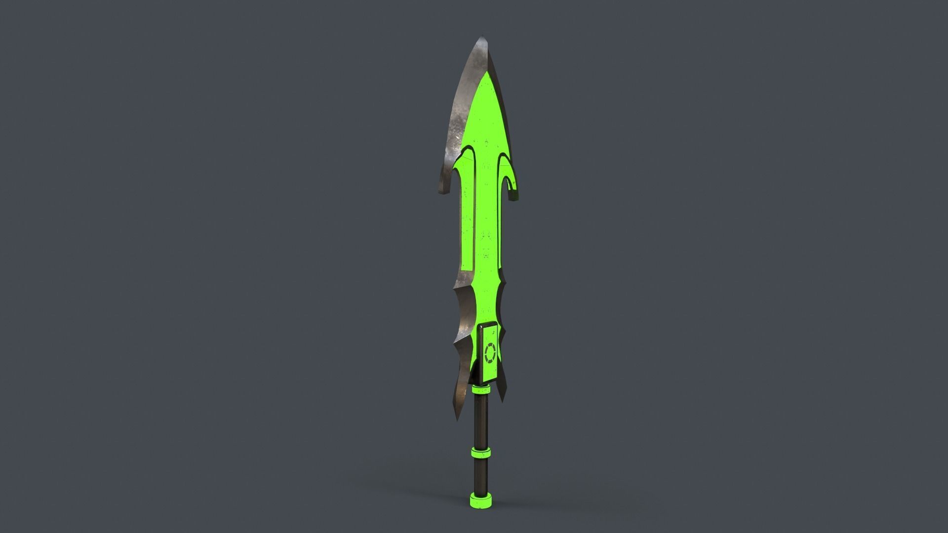 Sci-Fi Sword V4 - 04 Low-poly 3D model_12