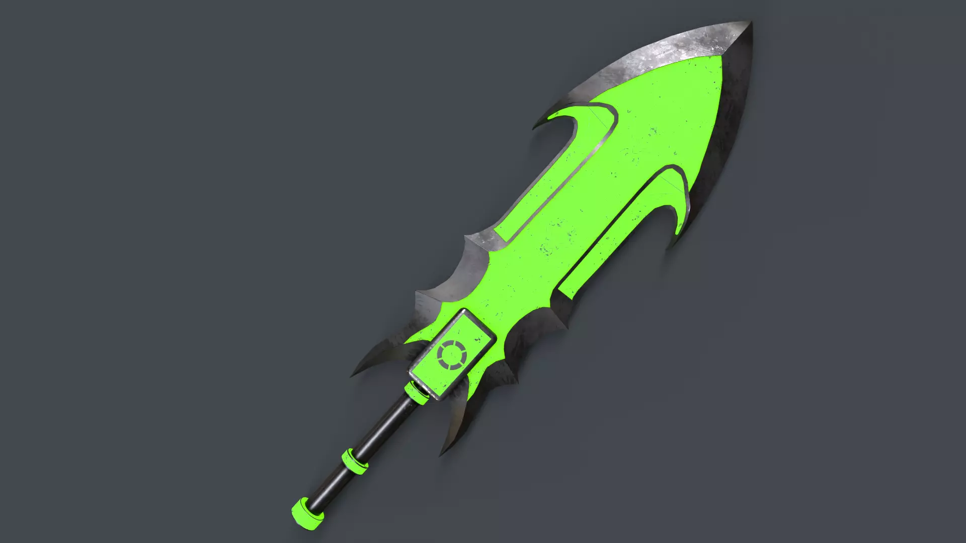 Sci-Fi Sword V4 - 04 Low-poly 3D model_0