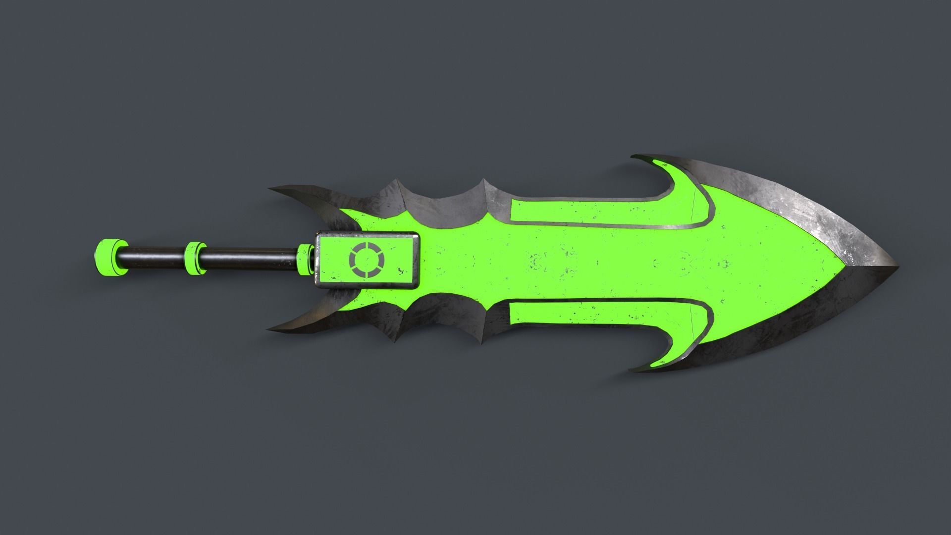 Sci-Fi Sword V4 - 04 Low-poly 3D model_1