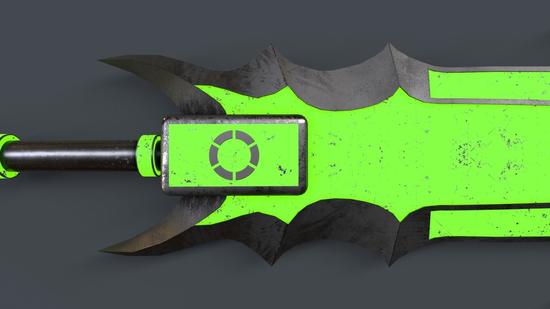 Sci-Fi Sword V4 - 04 Low-poly 3D model_4