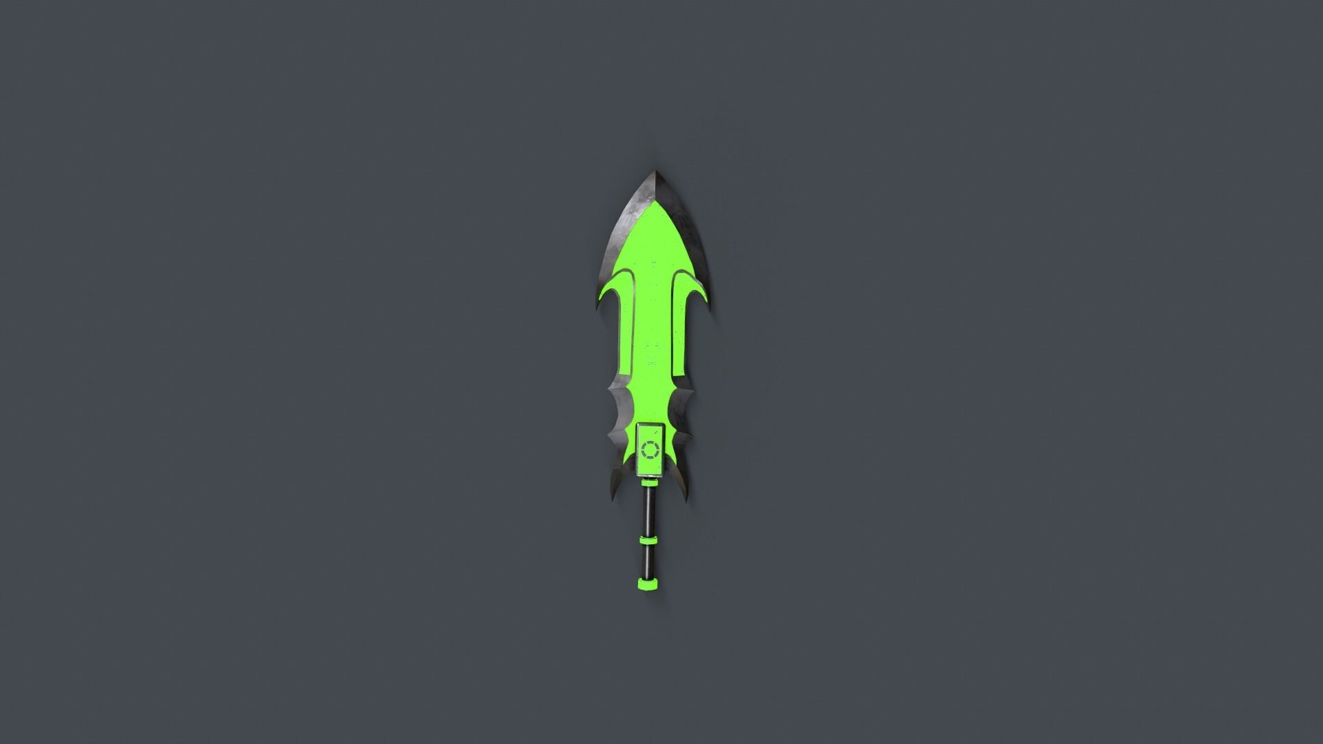 Sci-Fi Sword V4 - 04 Low-poly 3D model_7