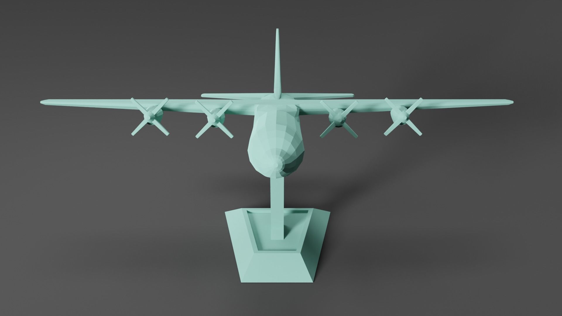 C-130 Plane  3D print model_5