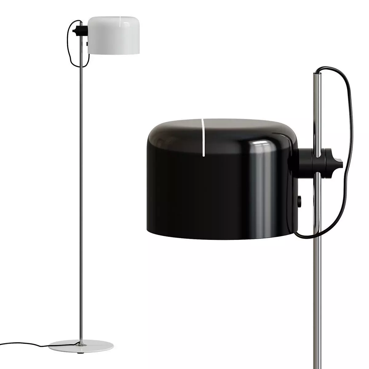 Oluce Coupe Floor Lamp 3D model