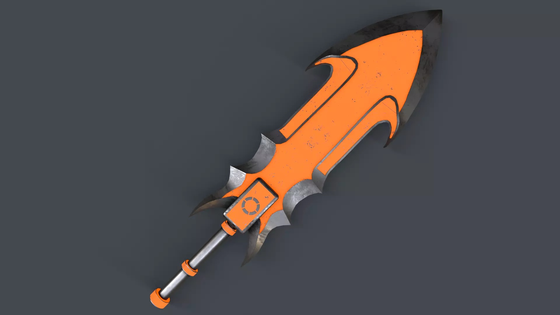 Sci-Fi Sword V4 - 06 Low-poly 3D model_0
