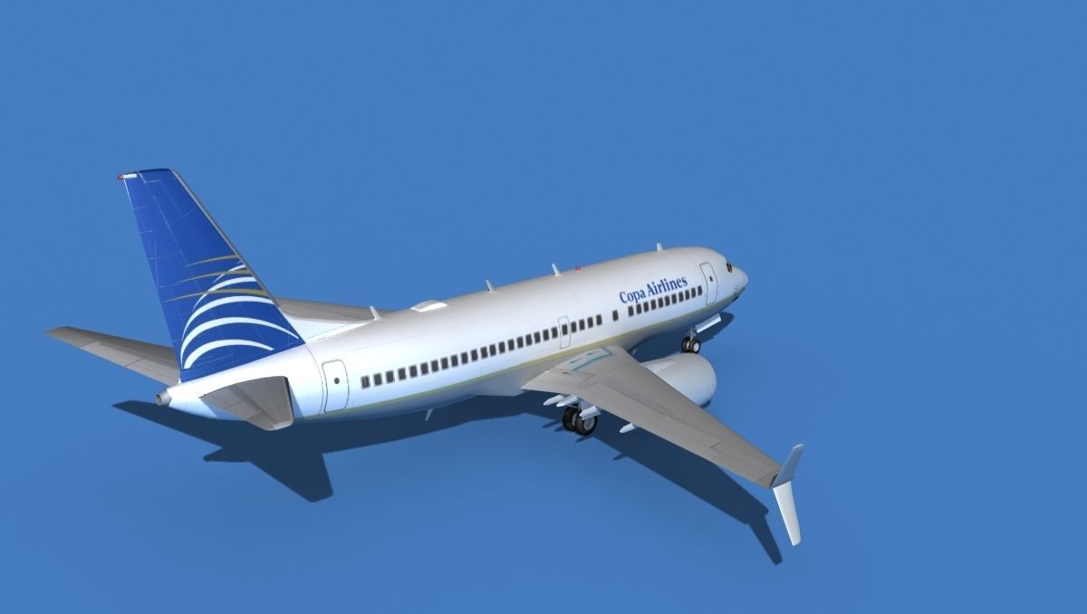 Boeing 737 MAX 7 Copa Airlines 3D model_5