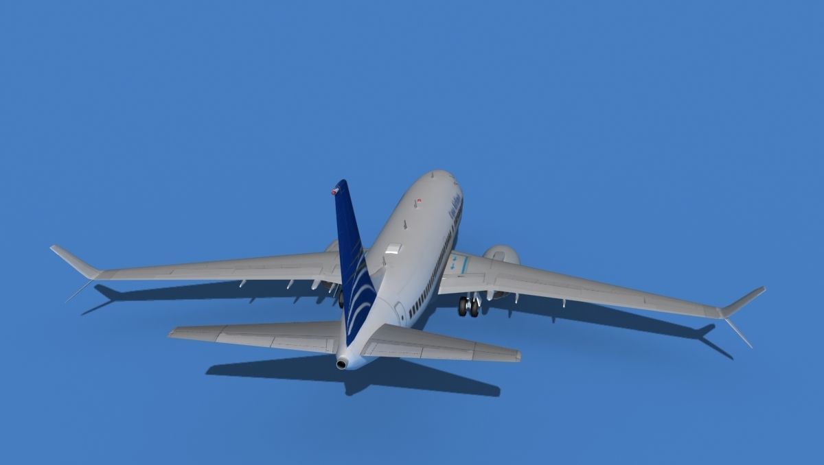 Boeing 737 MAX 7 Copa Airlines 3D model_6