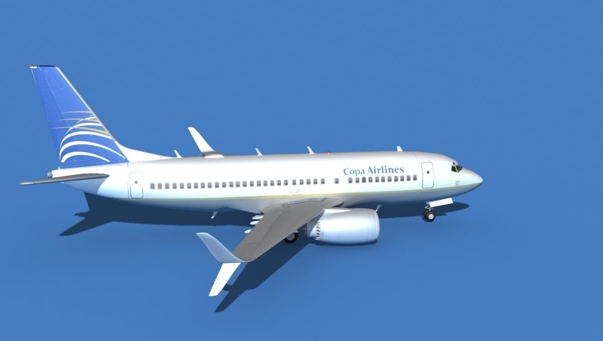 Boeing 737 MAX 7 Copa Airlines 3D model_4