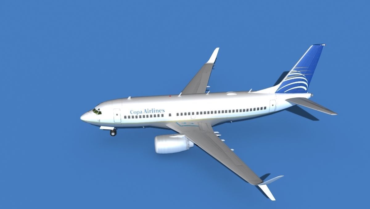 Boeing 737 MAX 7 Copa Airlines 3D model_9