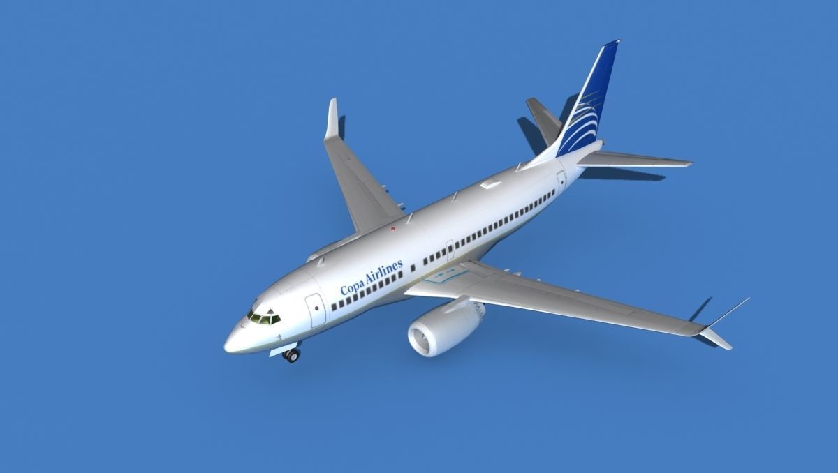 Boeing 737 MAX 7 Copa Airlines 3D model_10