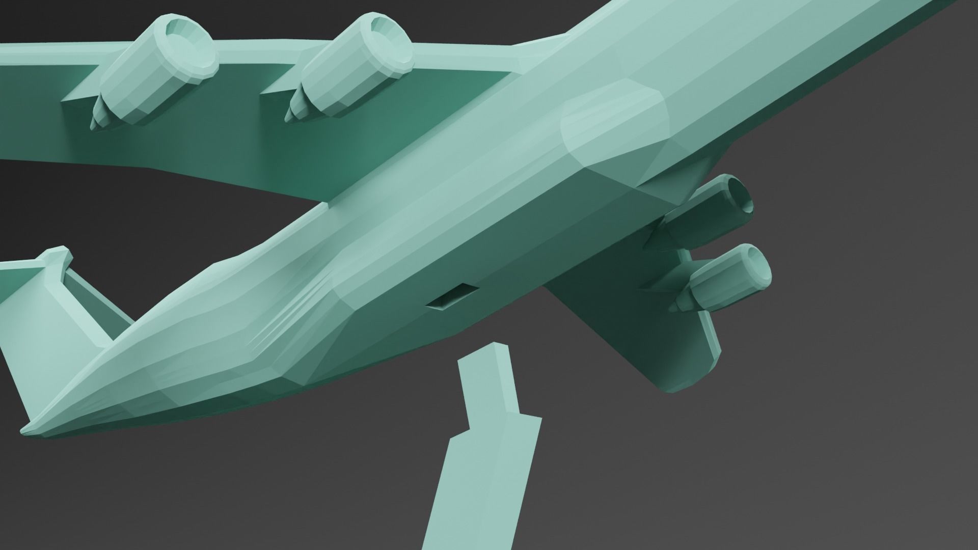 C-5 Galaxy Plane  3D print model_4