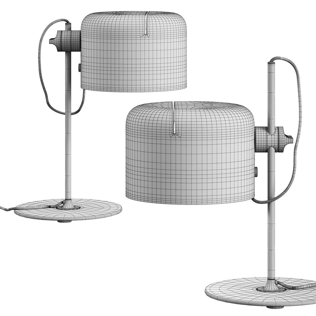 Oluce Coupe Table Lamp 3D model_3