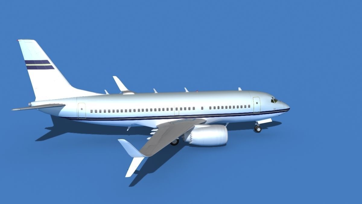 Boeing 737 MAX 7 Corporate 2 3D model_4