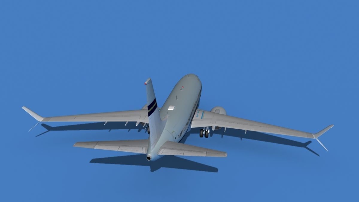 Boeing 737 MAX 7 Corporate 2 3D model_6