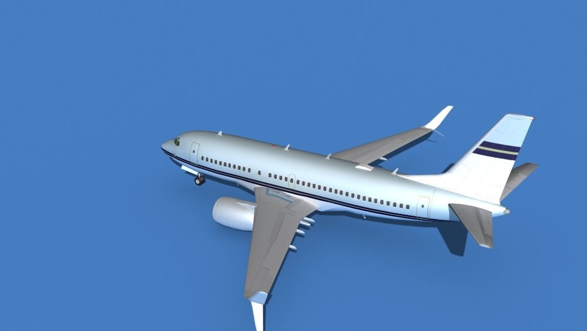 Boeing 737 MAX 7 Corporate 2 3D model_8