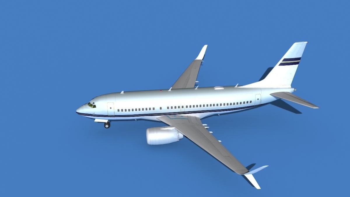 Boeing 737 MAX 7 Corporate 2 3D model_9