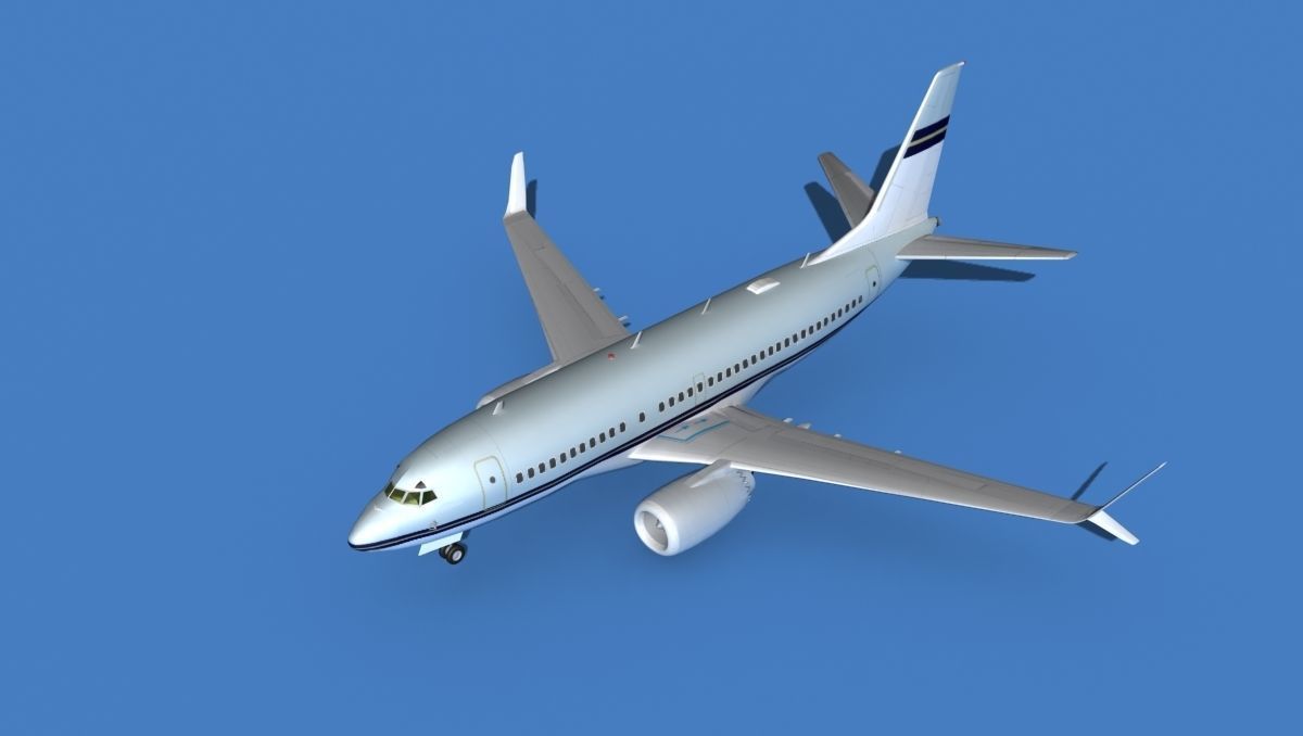 Boeing 737 MAX 7 Corporate 2 3D model_10