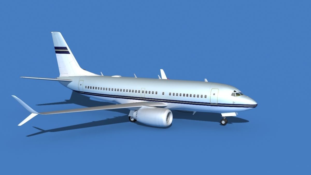 Boeing 737 MAX 7 Corporate 2 3D model_3