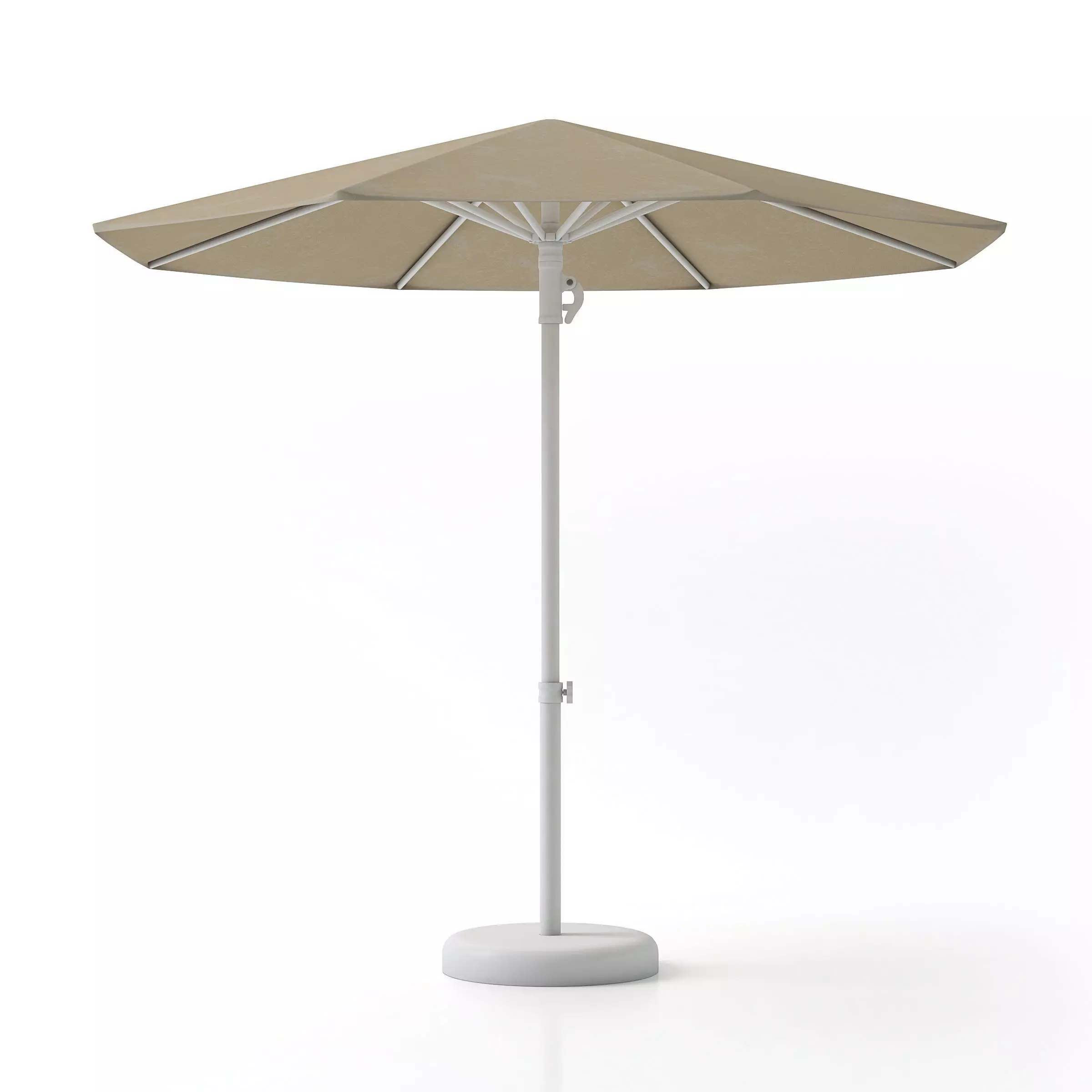Garden Sun Umbrella 3D model_0