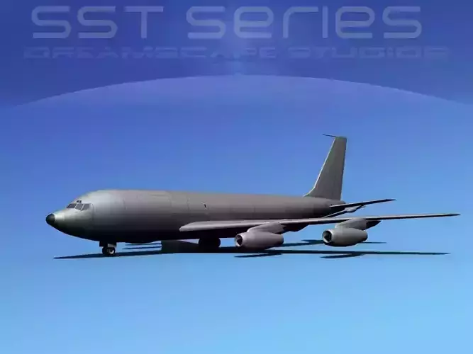 Boeing KC-135-E Stratotanker Bare Metal