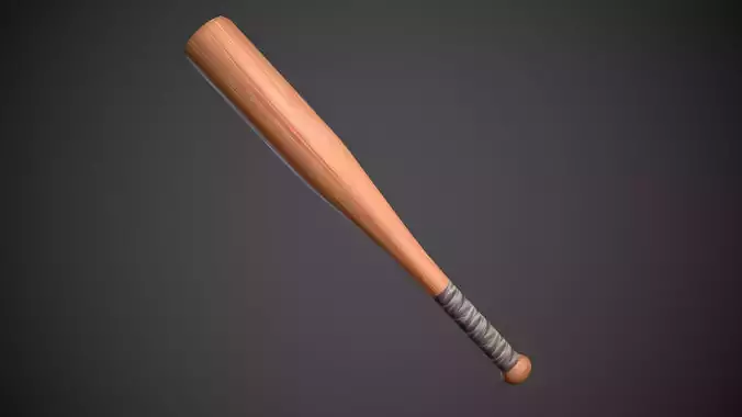 Cartoony Baseball Bat 