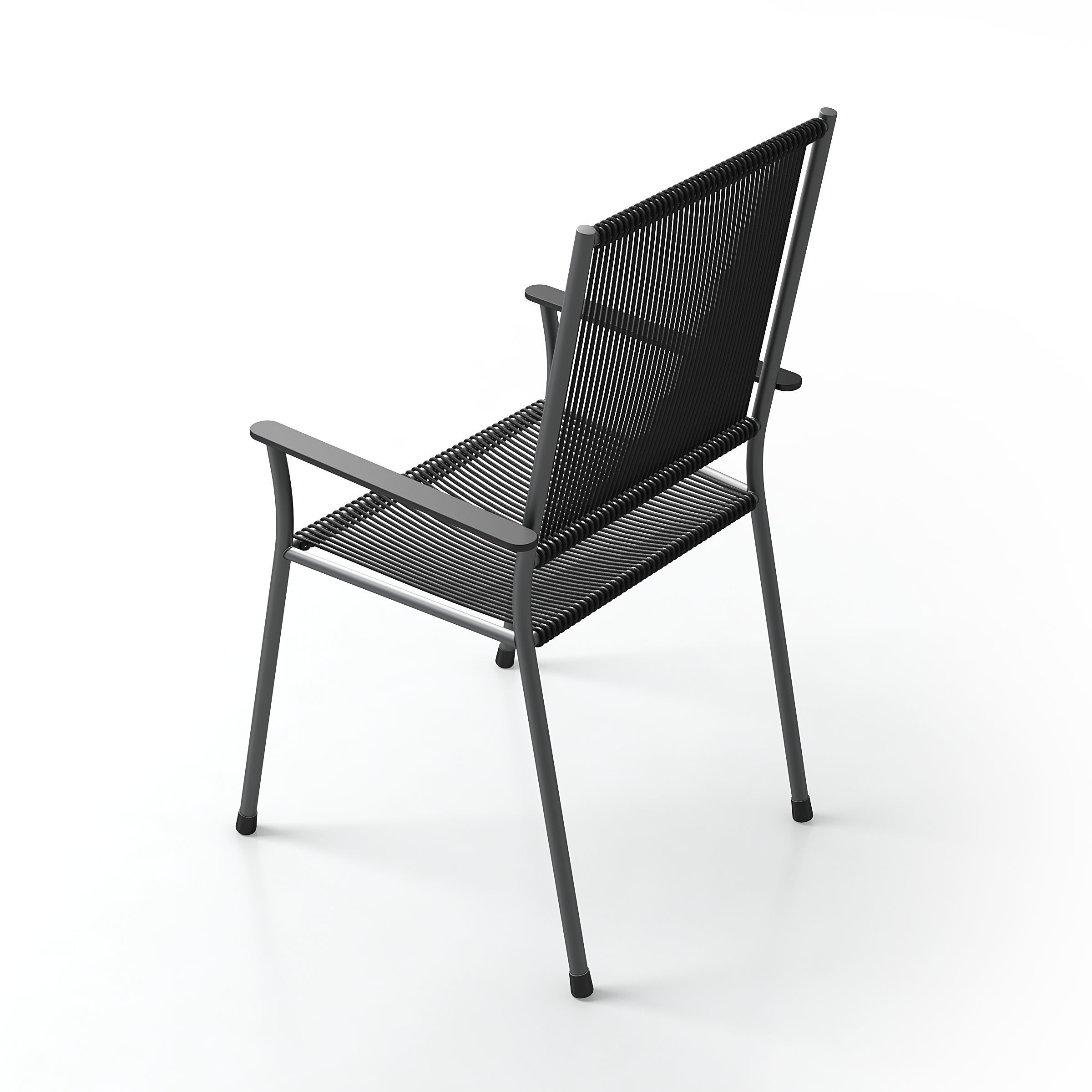 Garden Chair 3D model_4