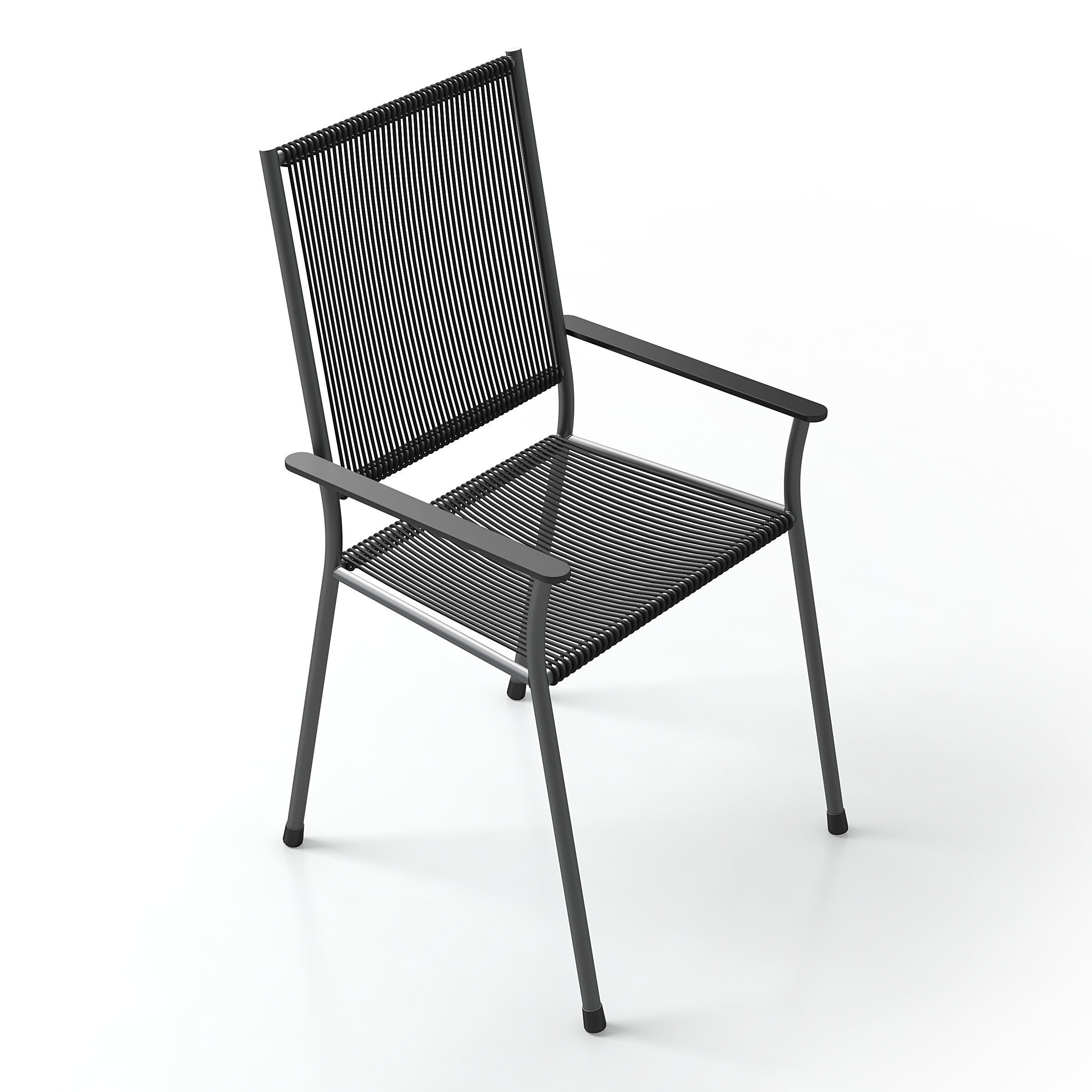 Garden Chair 3D model_3