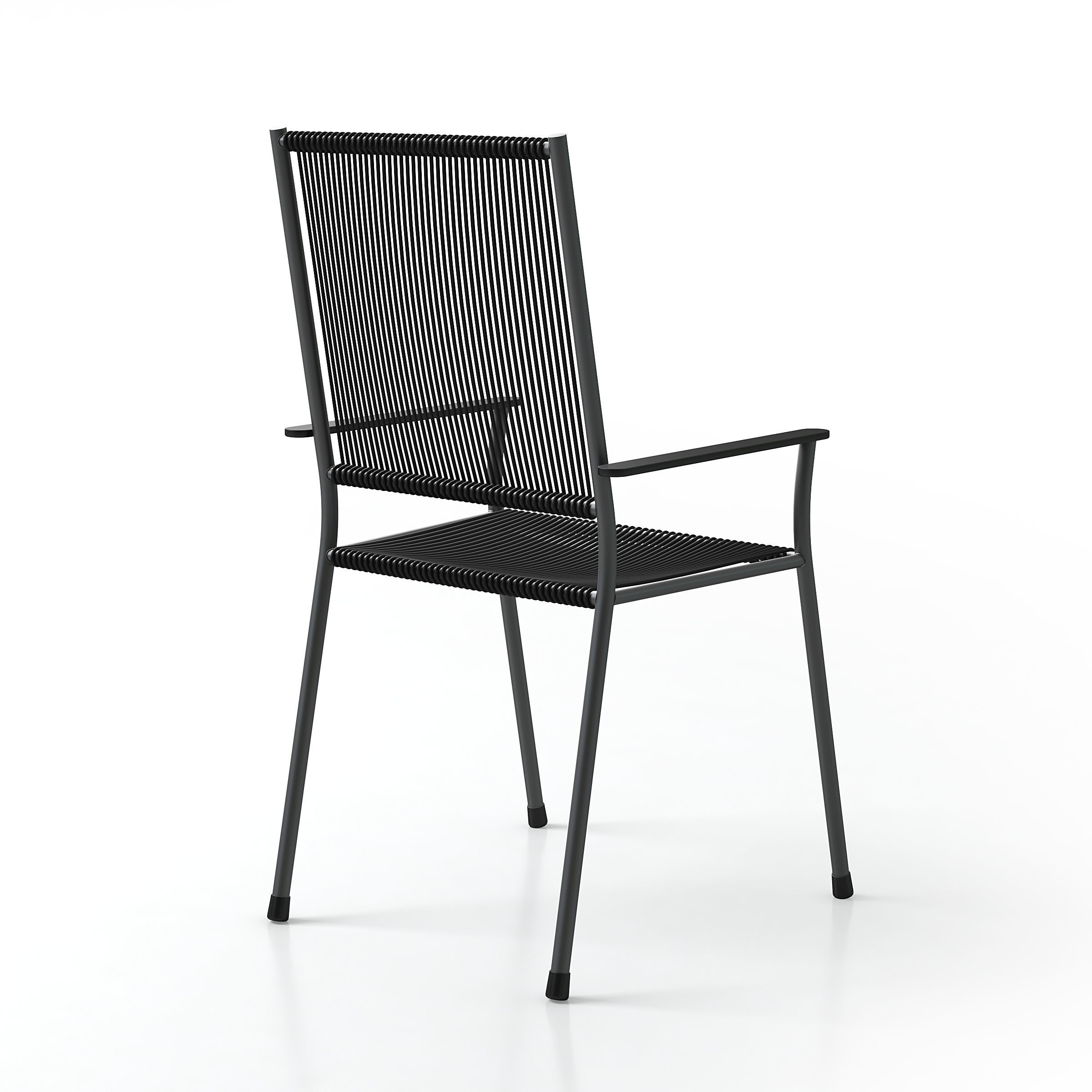 Garden Chair 3D model_2