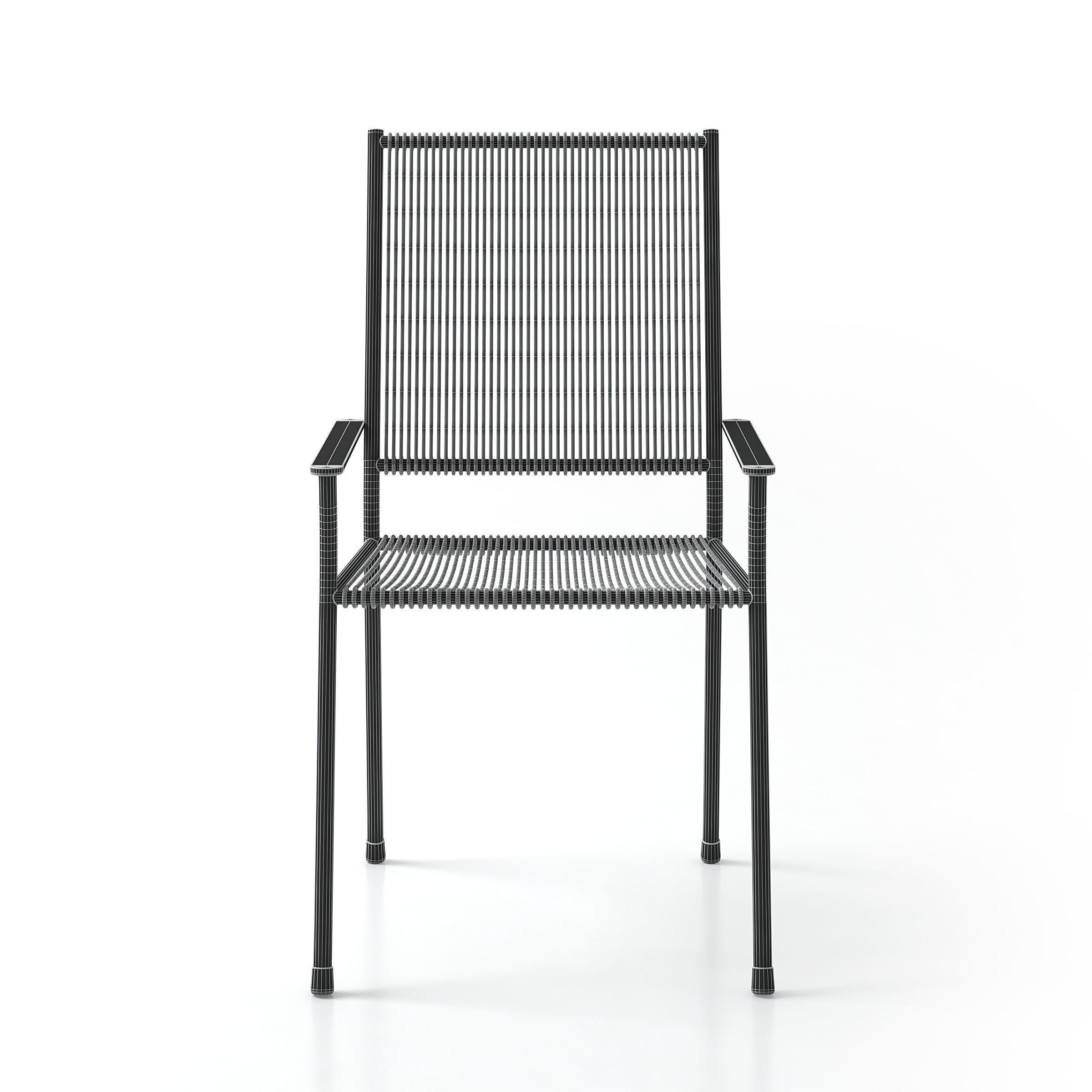 Garden Chair 3D model_5