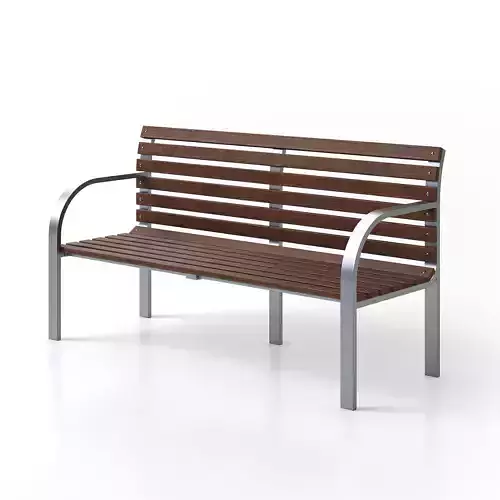 Garden Bench 3D model