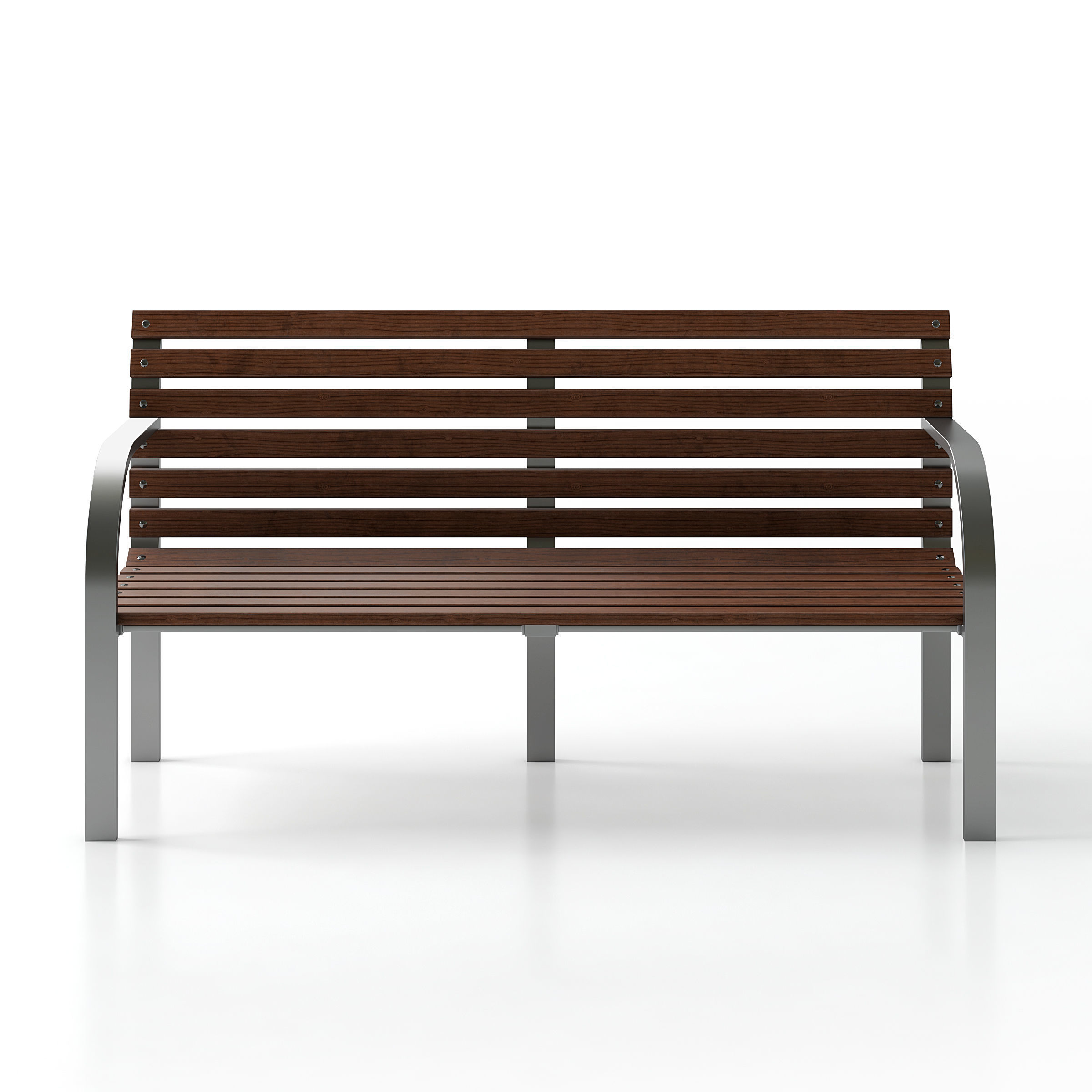 Garden Bench 3D model_1