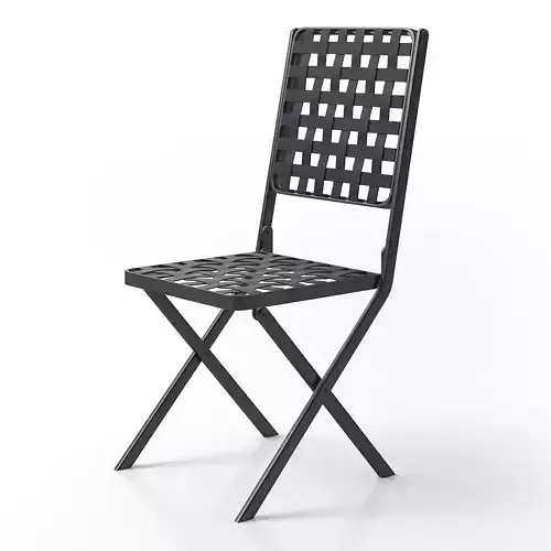 Garden Metal Chair 3D model