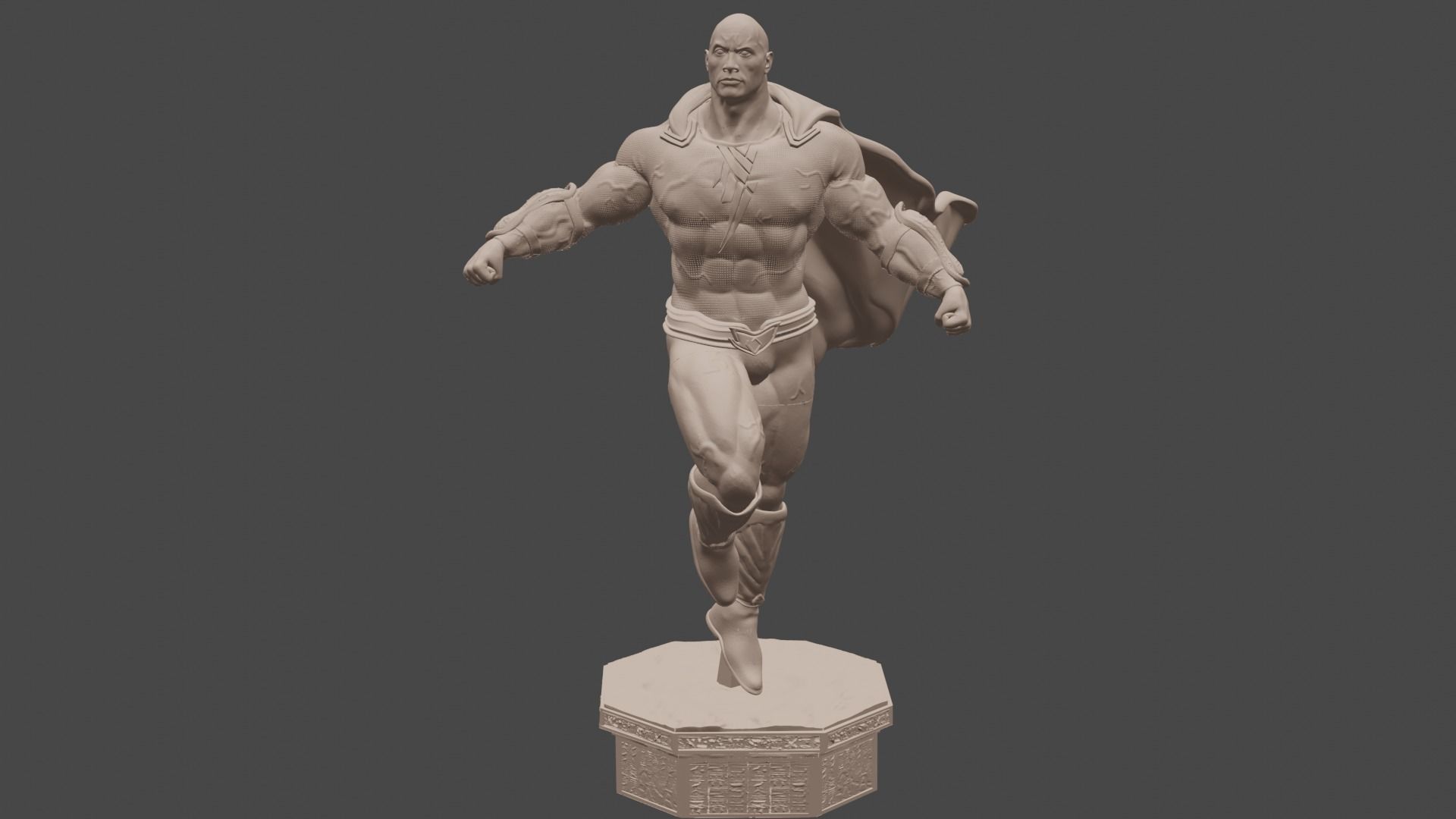 Black Adam - The Rock Fanart Version 3D print model_1