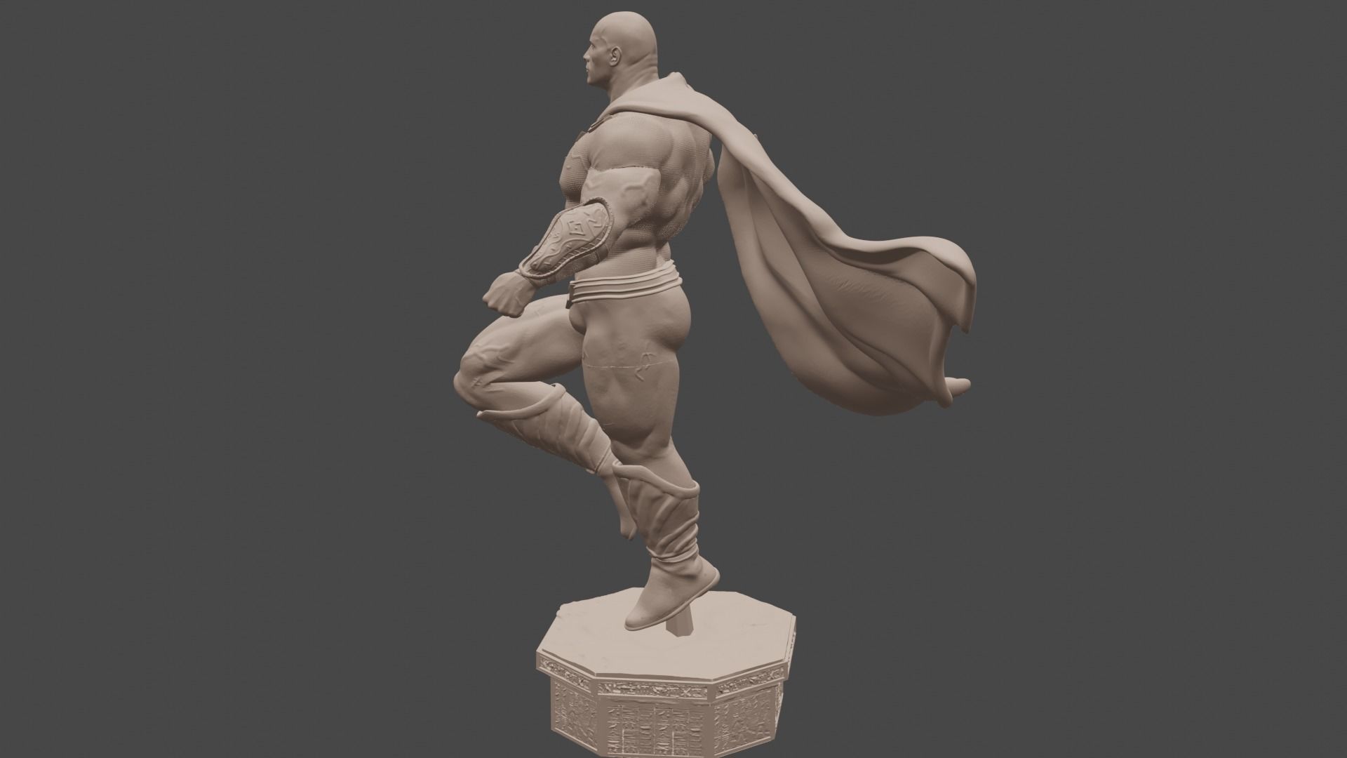 Black Adam - The Rock Fanart Version 3D print model_5