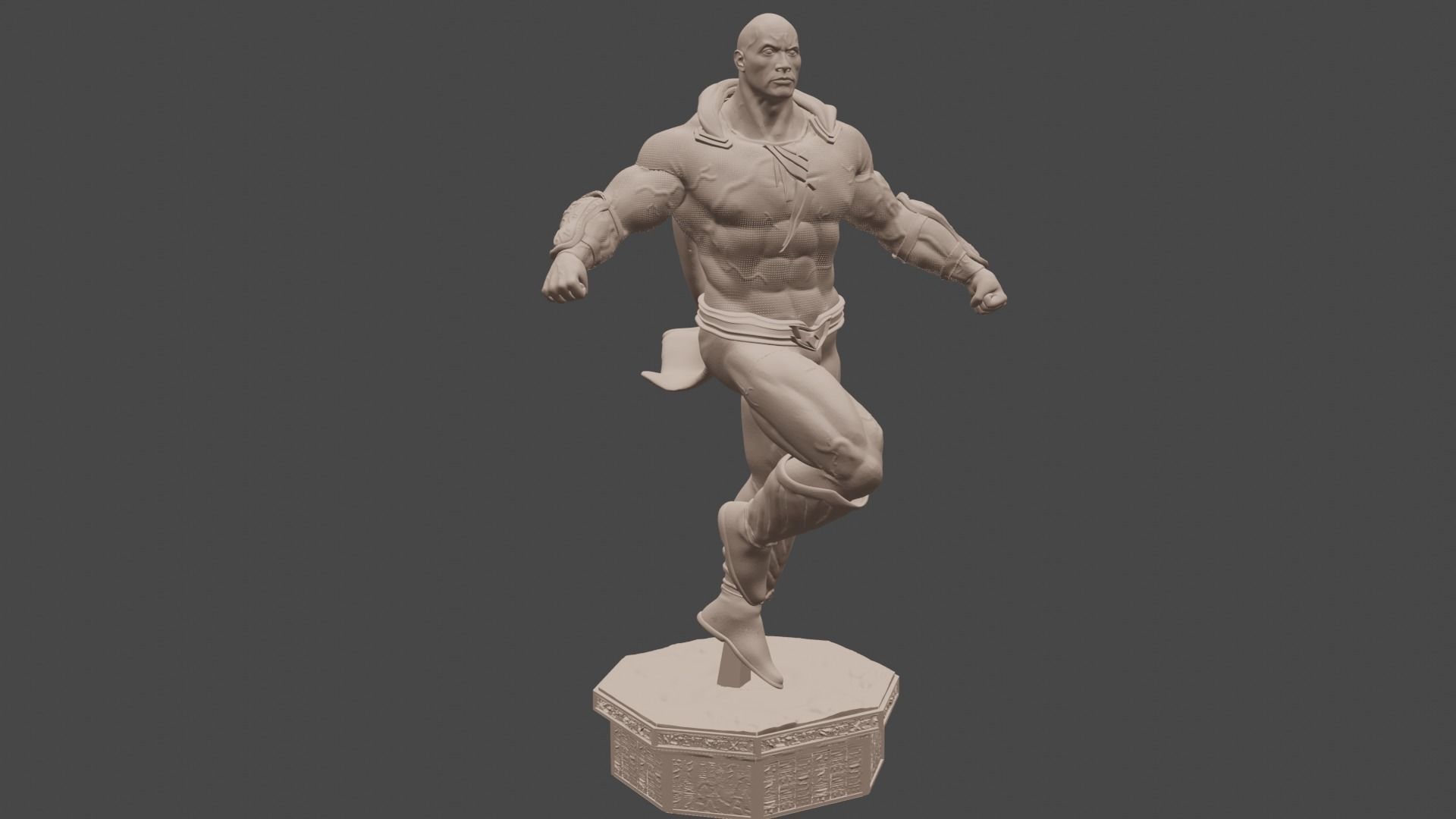 Black Adam - The Rock Fanart Version 3D print model_3