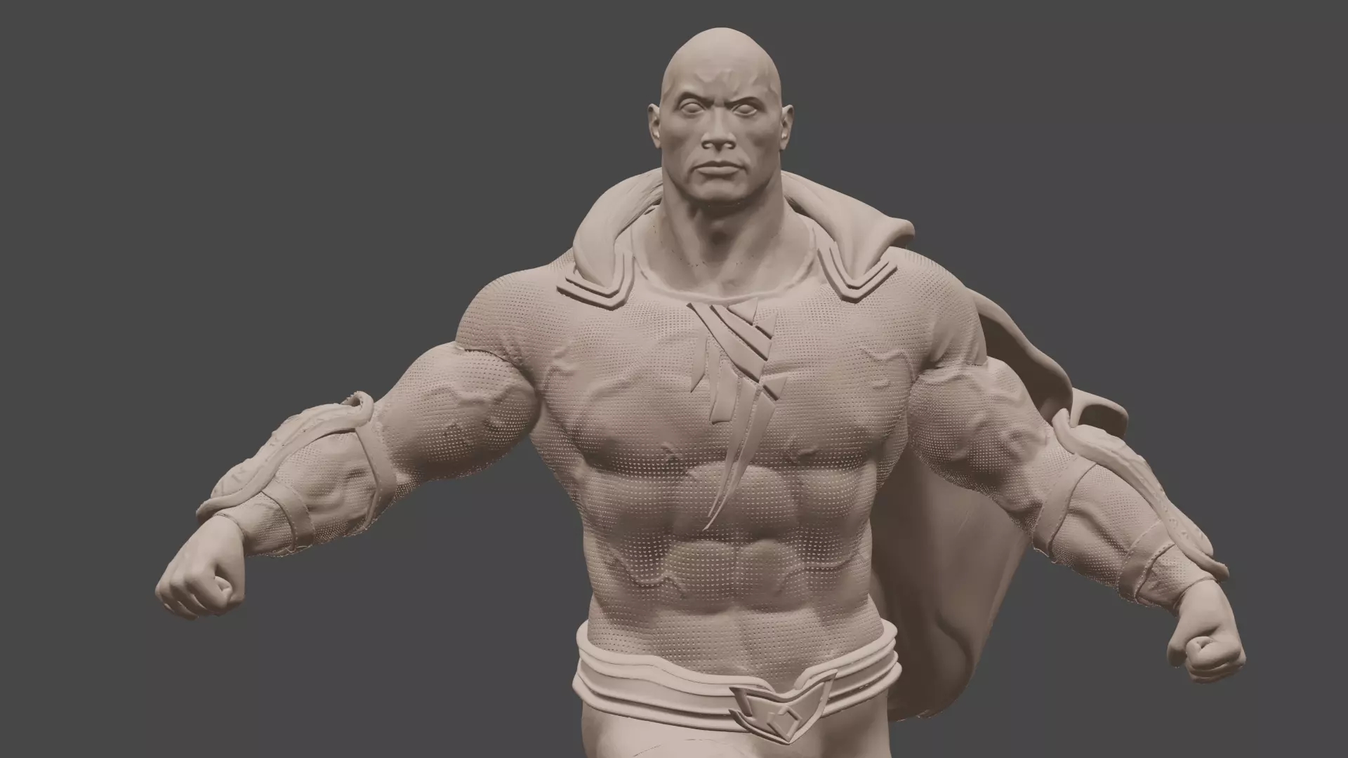 Black Adam - The Rock Fanart Version 3D print model_0