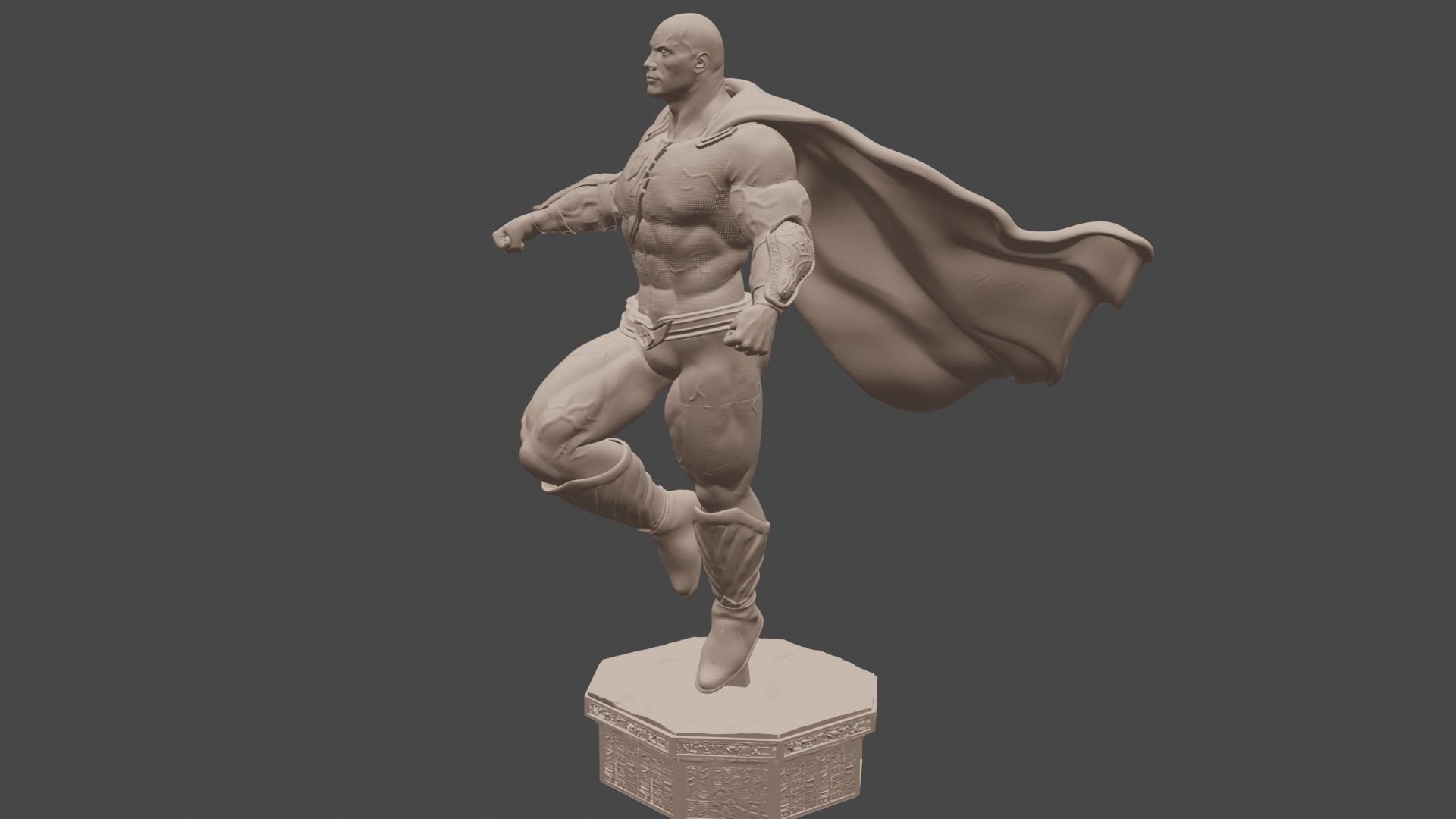 Black Adam - The Rock Fanart Version 3D print model_2