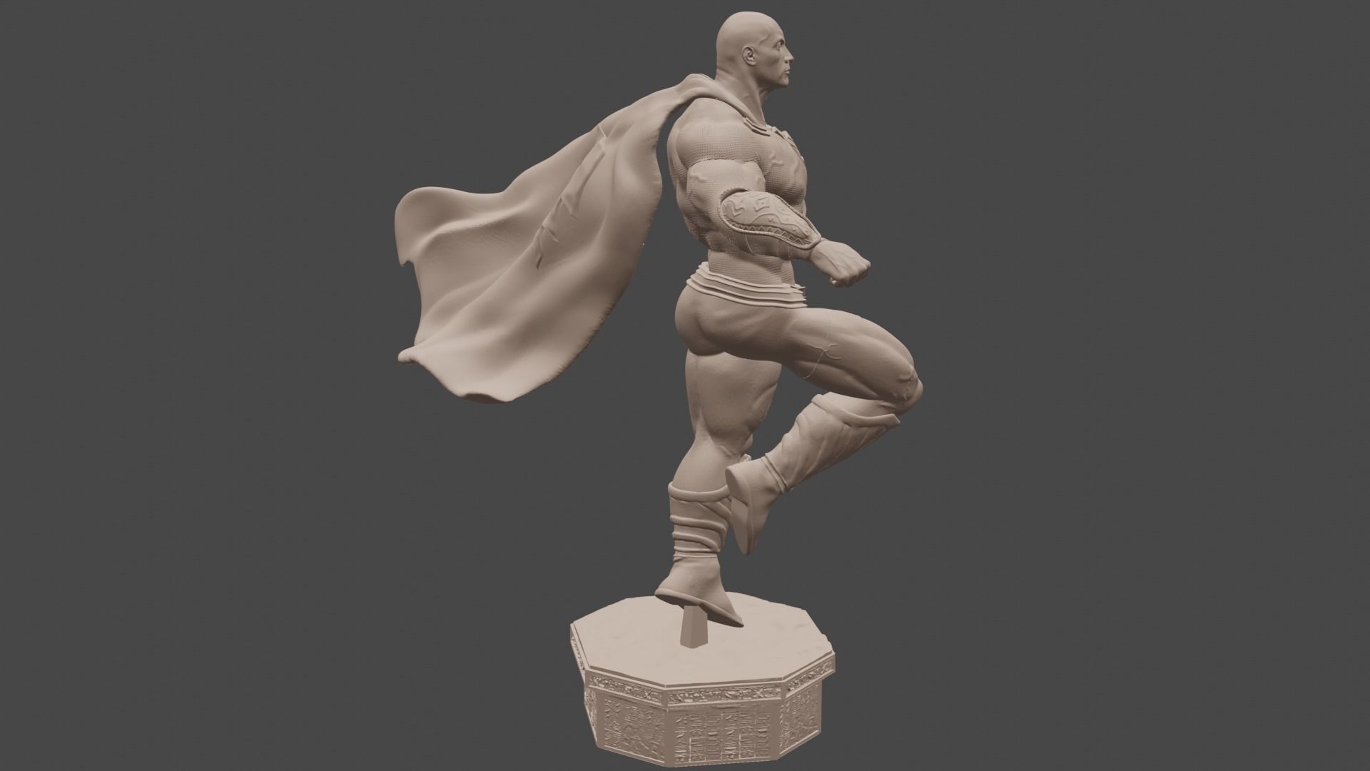 Black Adam - The Rock Fanart Version 3D print model_6