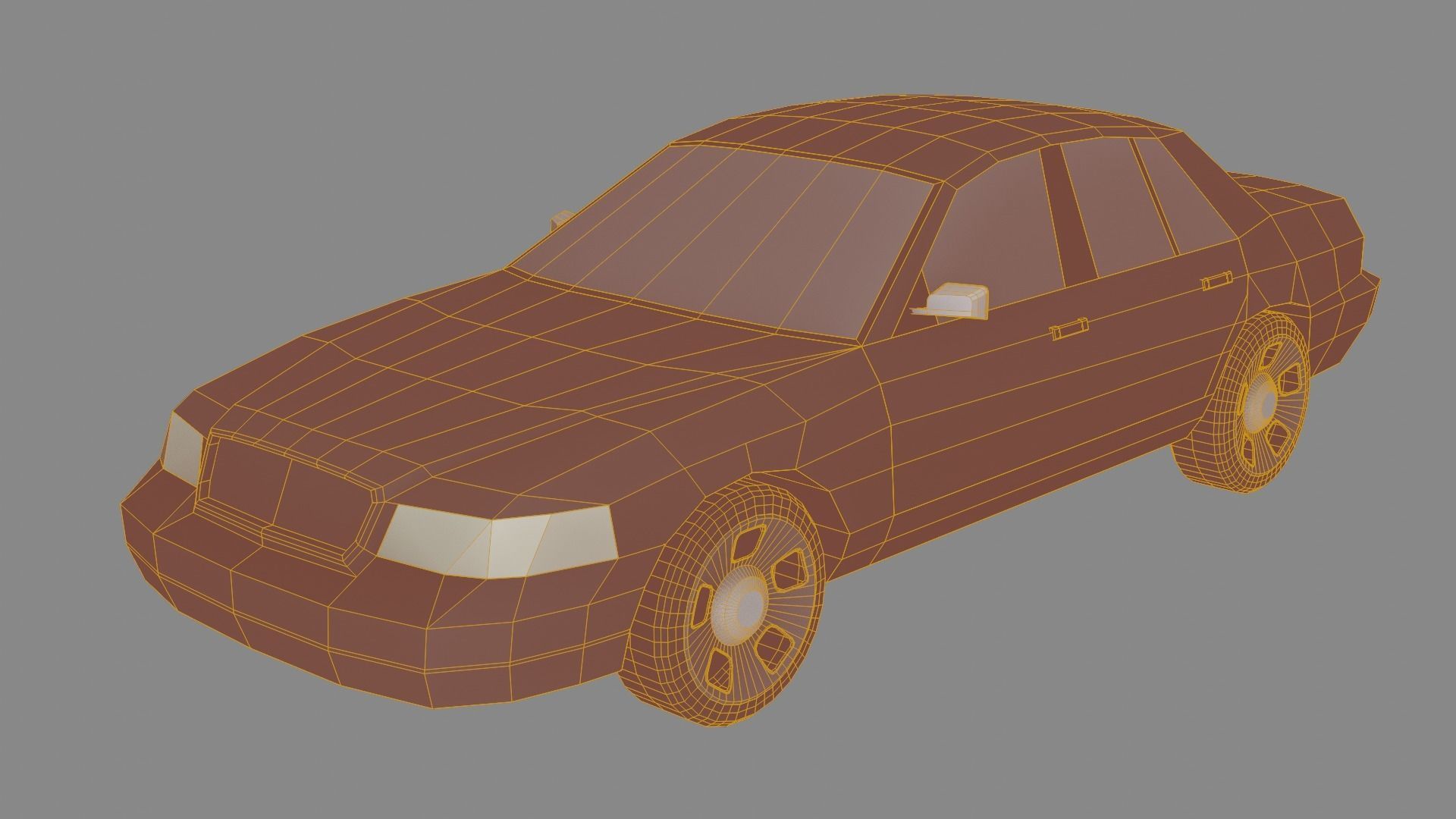 LowPoly Car Pack Low-poly 3D model_13