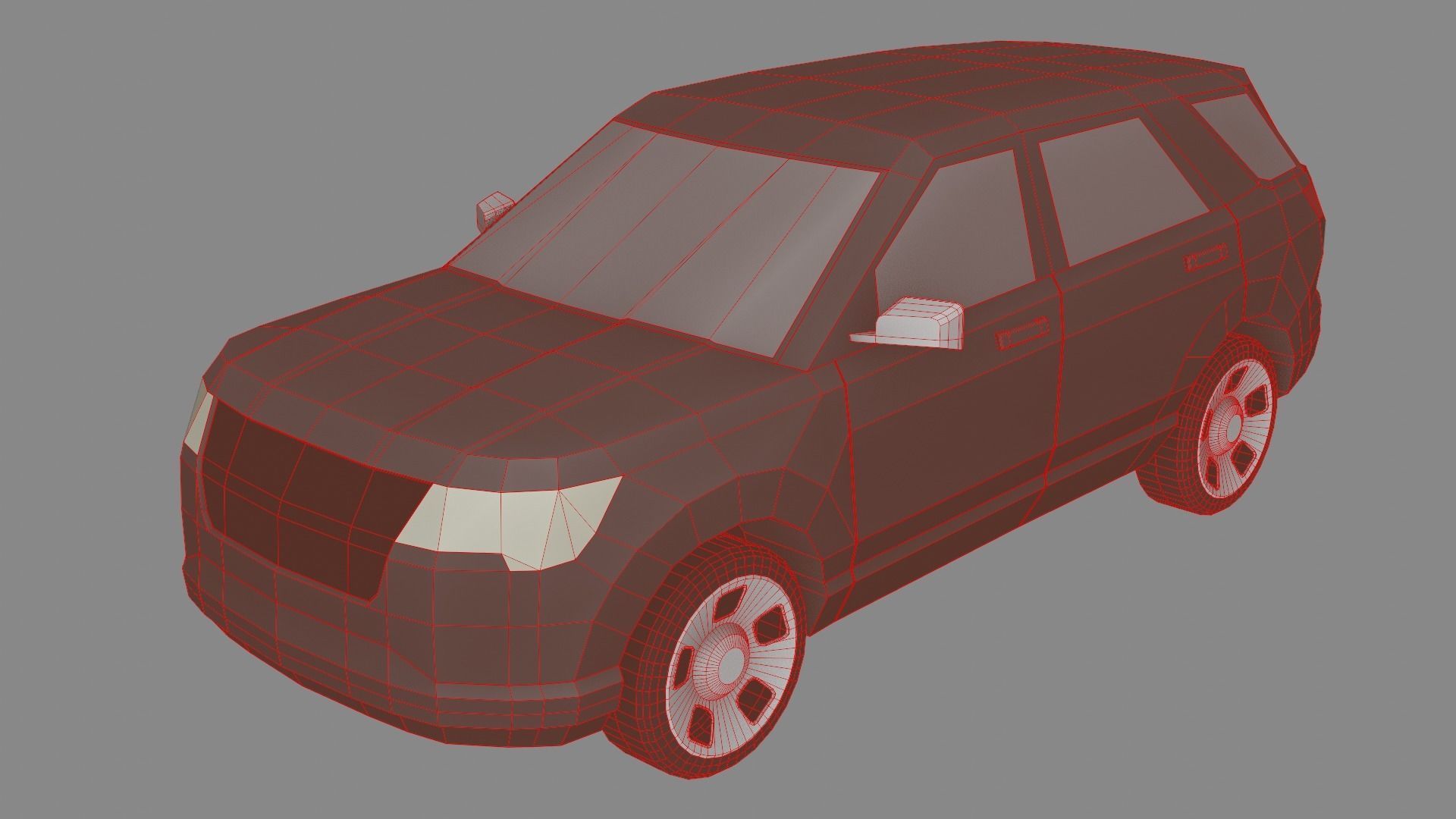 LowPoly Car Pack Low-poly 3D model_10