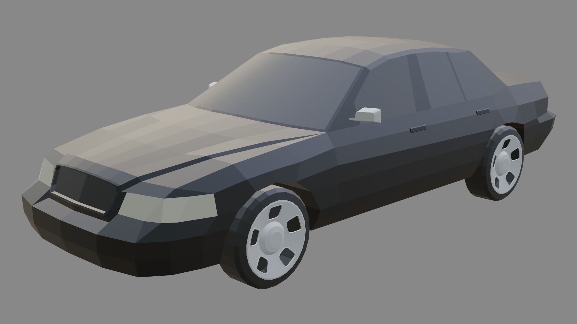 LowPoly Car Pack Low-poly 3D model_11