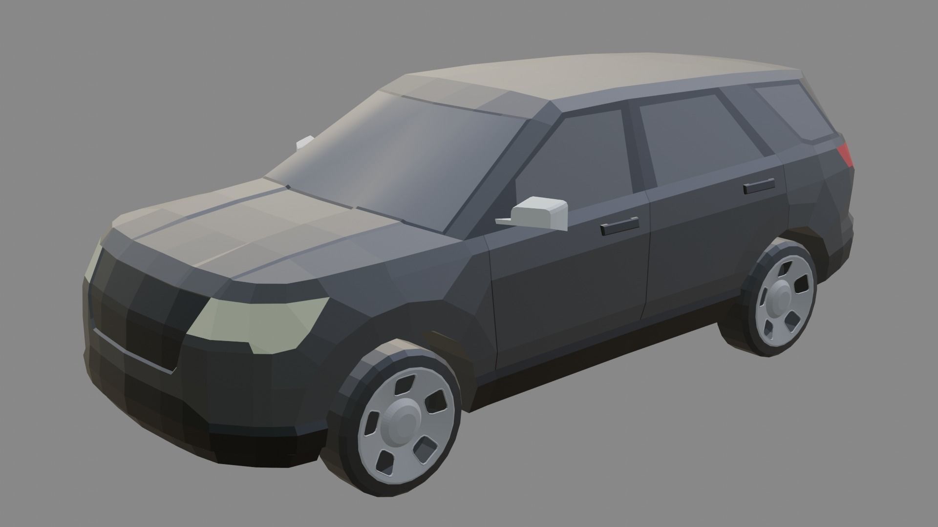 LowPoly Car Pack Low-poly 3D model_8