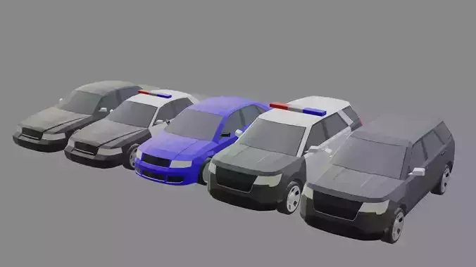 LowPoly Car Pack