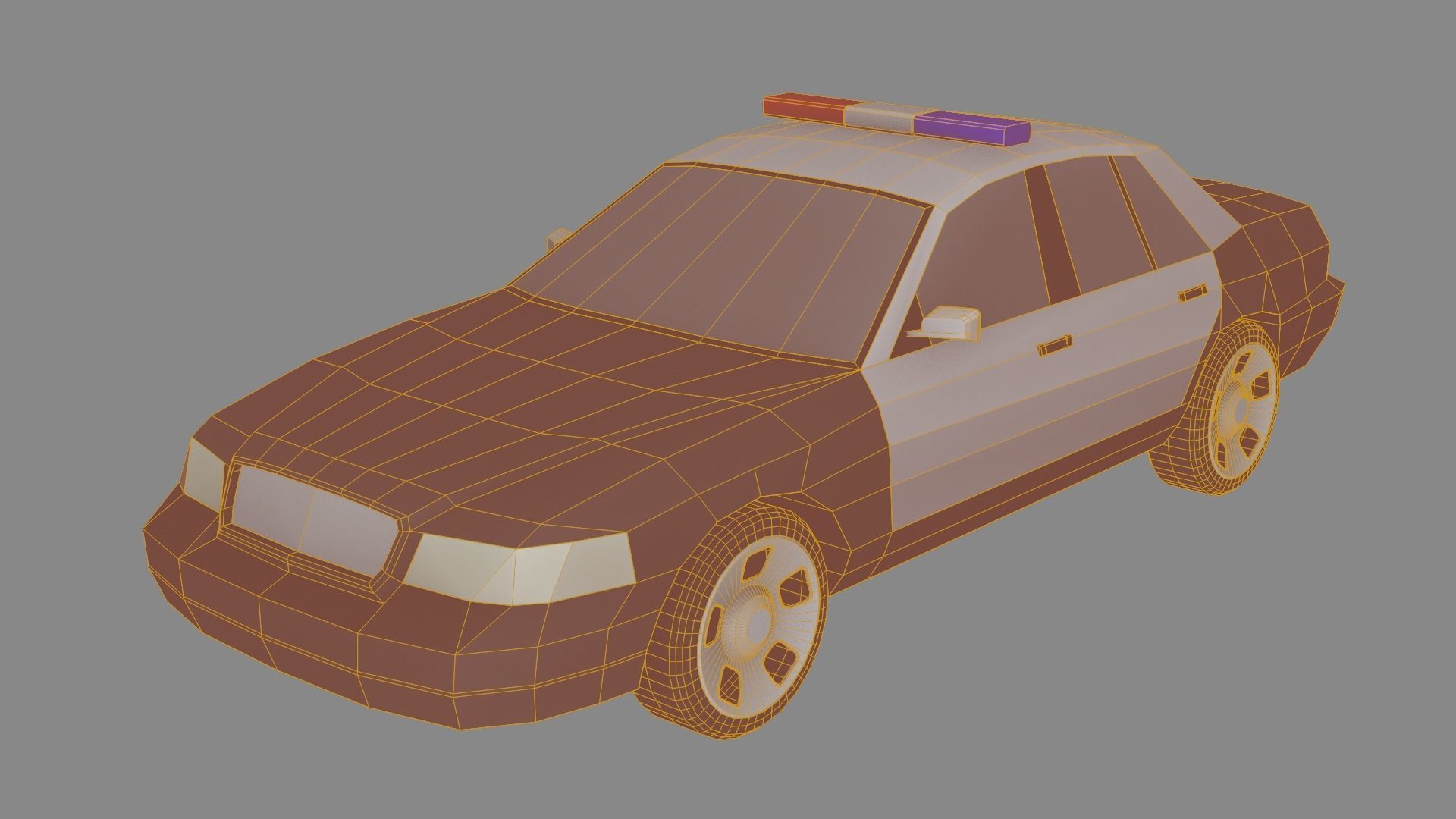 LowPoly Car Pack Low-poly 3D model_16