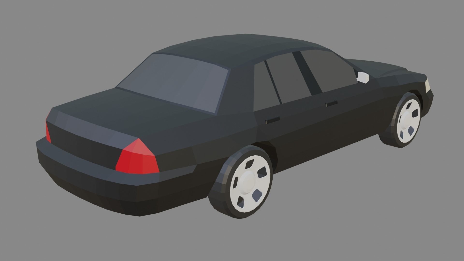 LowPoly Car Pack Low-poly 3D model_12
