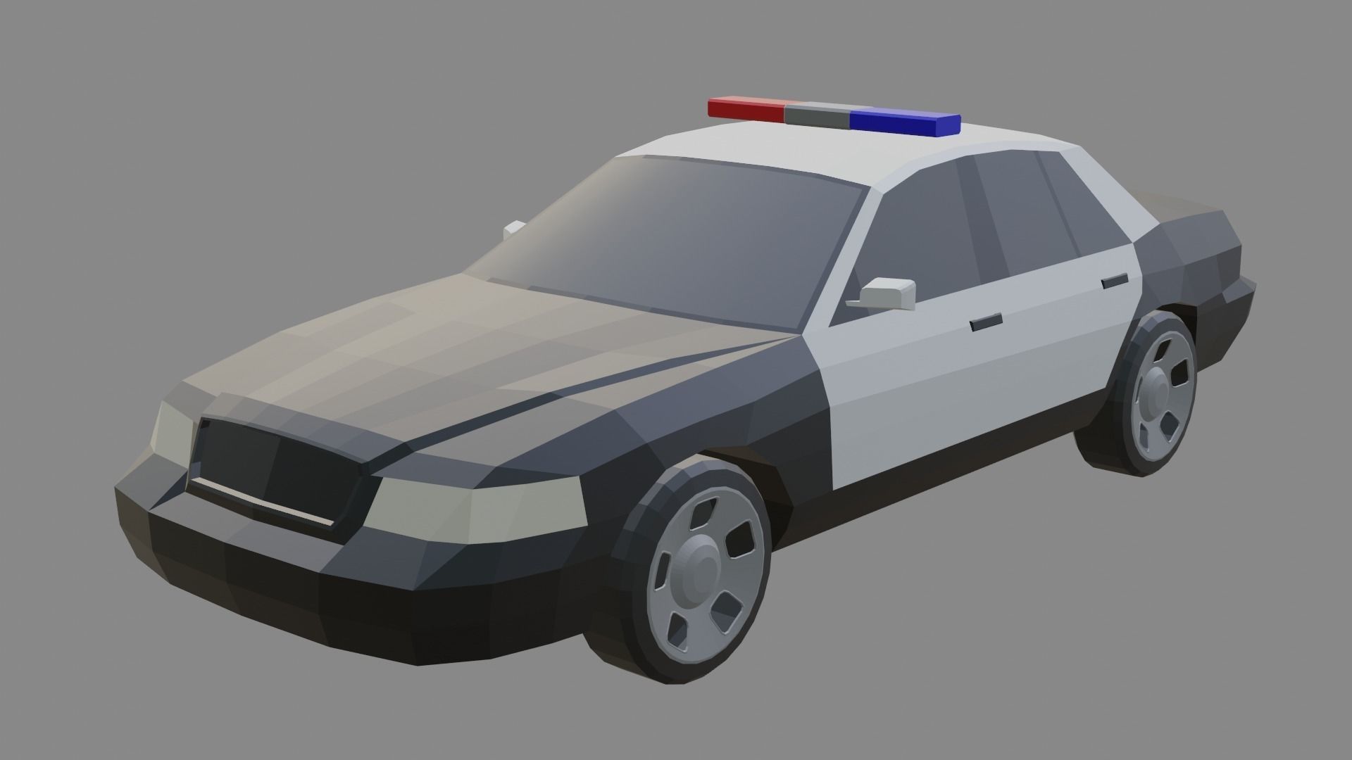 LowPoly Car Pack Low-poly 3D model_14