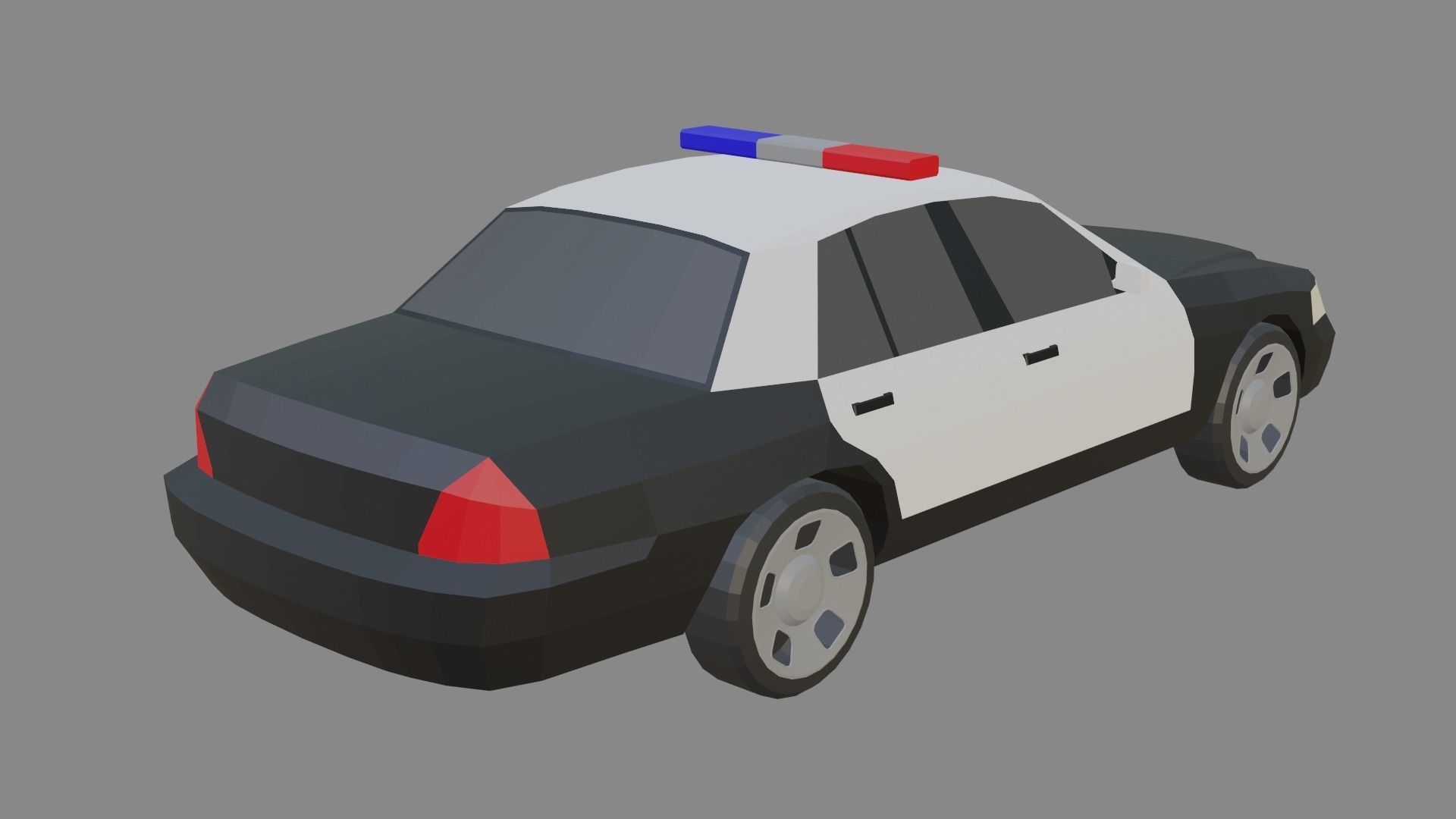 LowPoly Car Pack Low-poly 3D model_15
